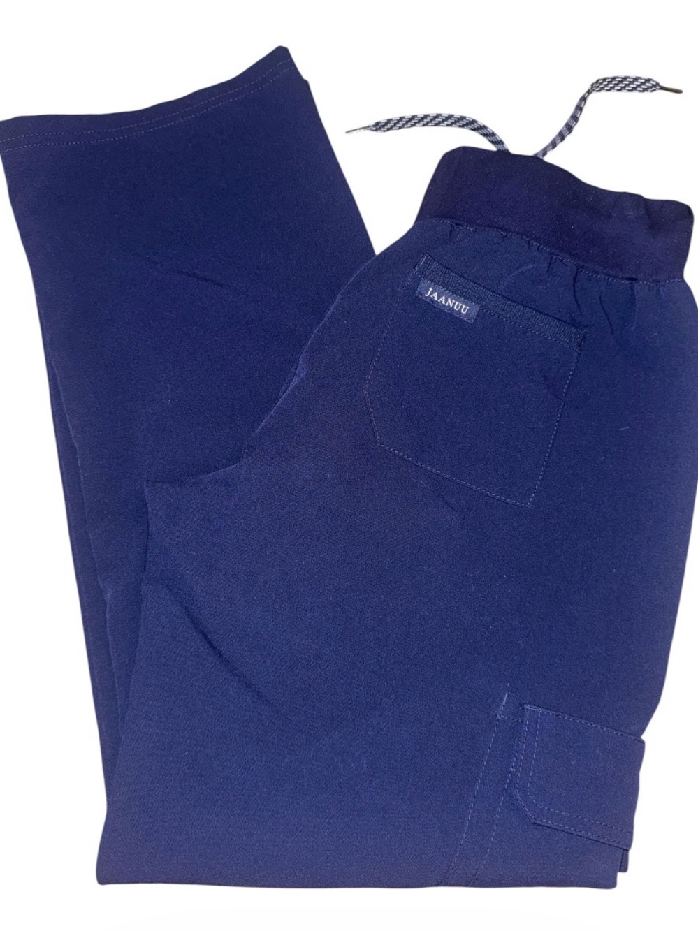 Jaanuu Navy Drawstring Scrub Pants